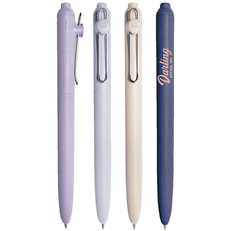 Custom uni-ball Zento Gel Retractable Pen Muted